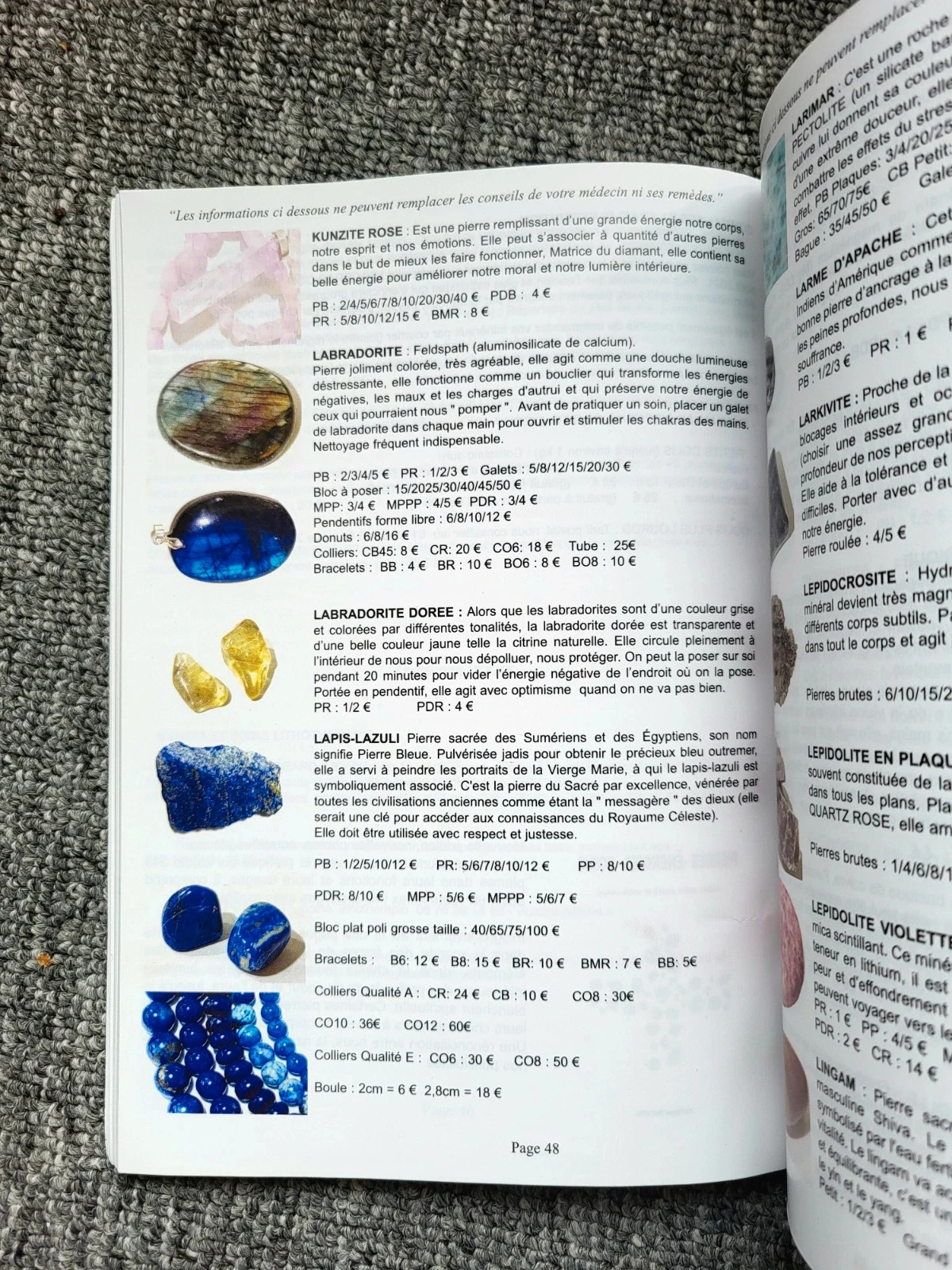 Catálogo Minérales do Brasil - Guia de Litoterapia e Minerais - 2021 – photo 2